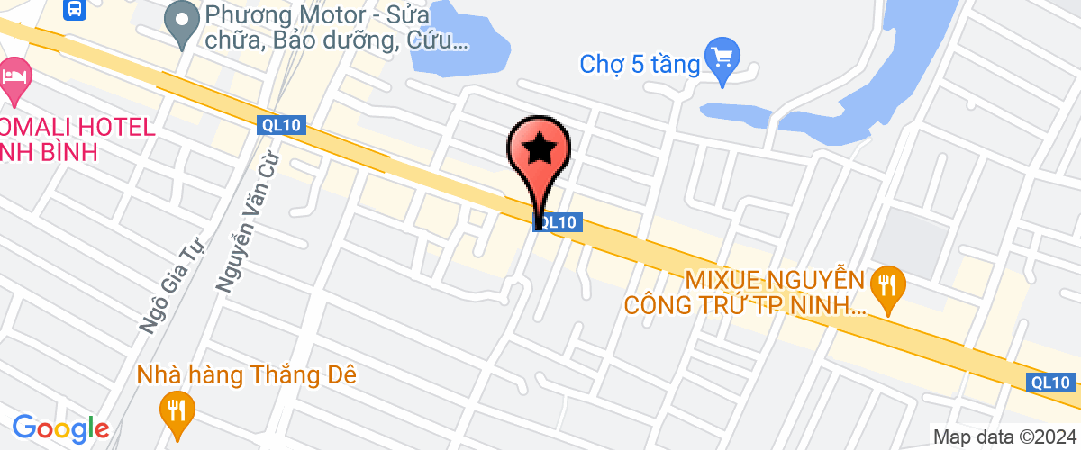 Map go to van tai Truong Giang Company Limited
