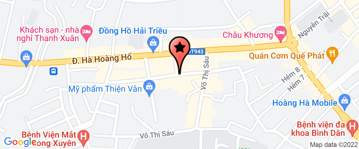 Map go to Thuc Vat Chau Au Security Company Limited