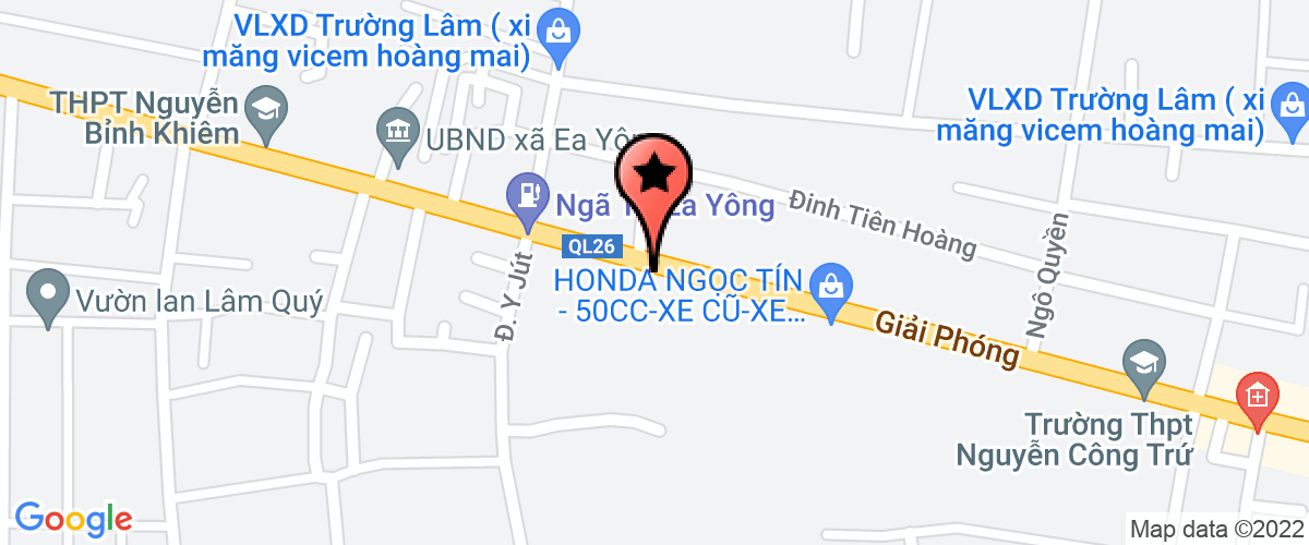 Map go to Mai Tang Hieu Thien Service Company Limited
