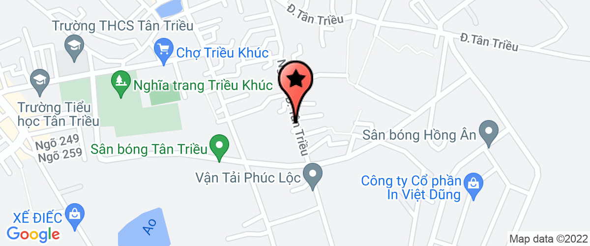 Map go to Phong Linh Travel Service Development Investment And Printing Joint Stock Company