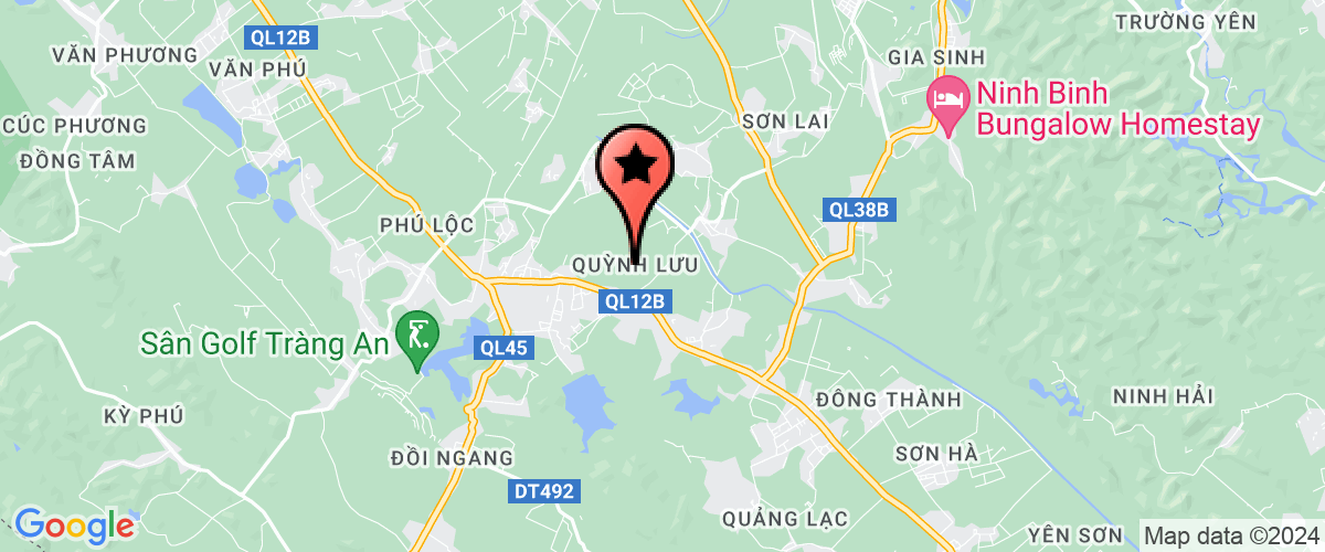 Map go to Truong Trung Hoc Pho thong Nho Quan A