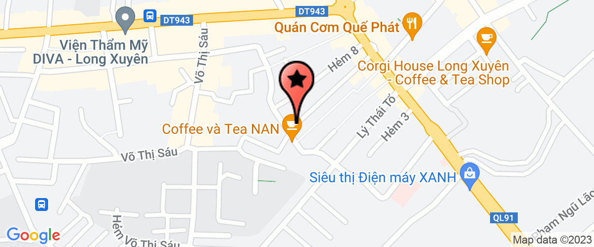 Map go to Tran Thi Ngoc Tho