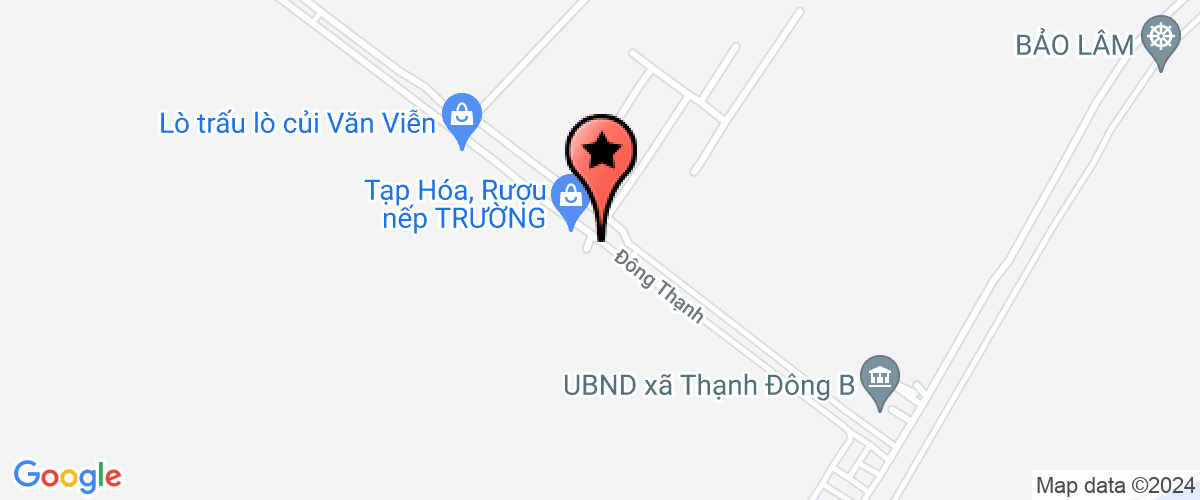 Map go to Thanh Dong High School