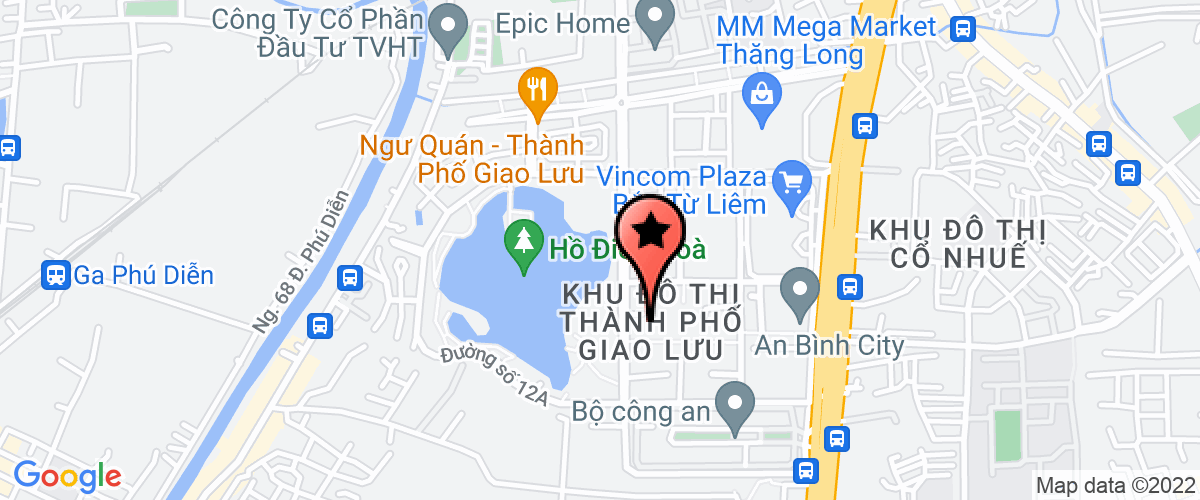 Map go to Tam Duc Ha Noi Joint Stock Company