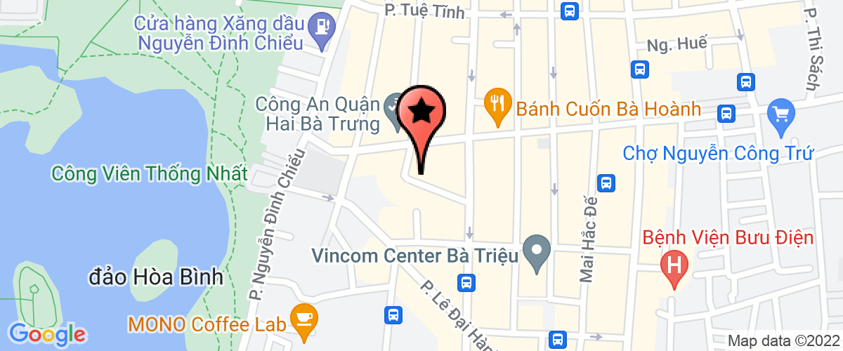 Map go to Indochina Industry and Commerce Company Limited