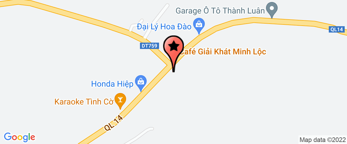 Map go to Thai Binh Trading Service Production Company Limited