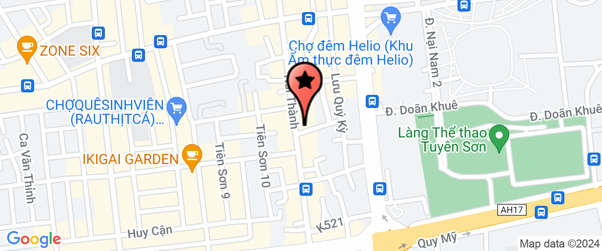 Bản đồ đến Công Ty TNHH Dv Du Lịch Giao Quỳnh Hương