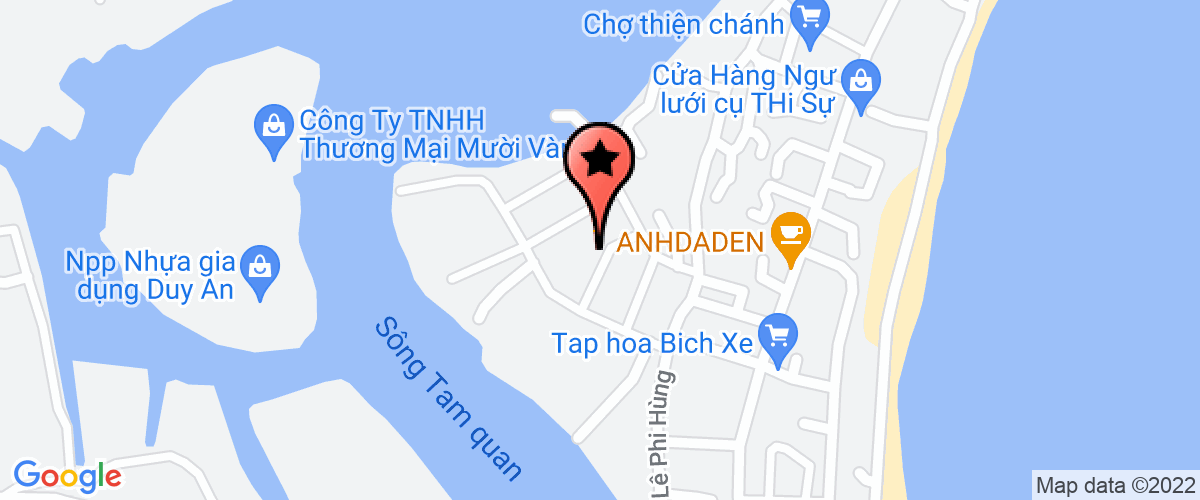 Map go to Ngoc Ha Seafood Company Limited