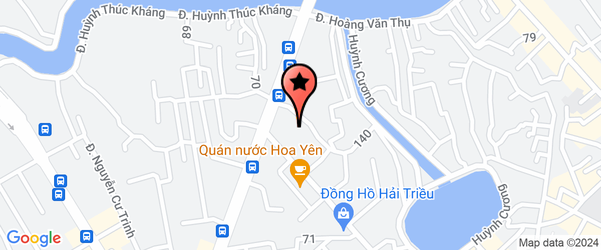 Map go to Trung Do Investment Joint Stock Company