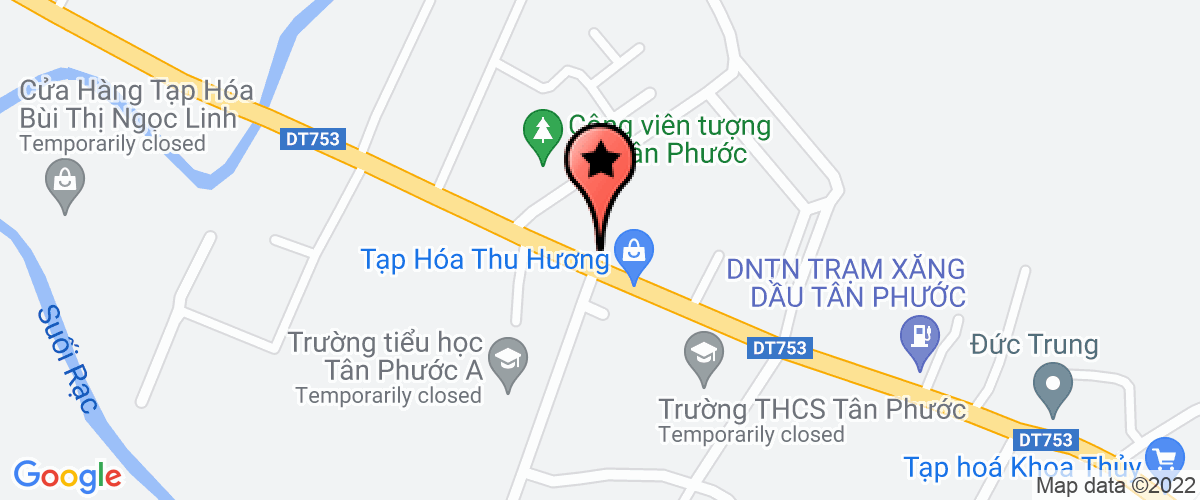 Bản đồ đến Trường THCS Tân Phước