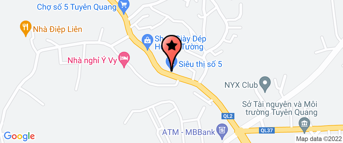 Map go to UBND xa Trung mon