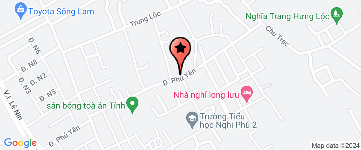 Bản đồ đến Công Ty TNHH Dịch Vụ Bắc Trung Bộ