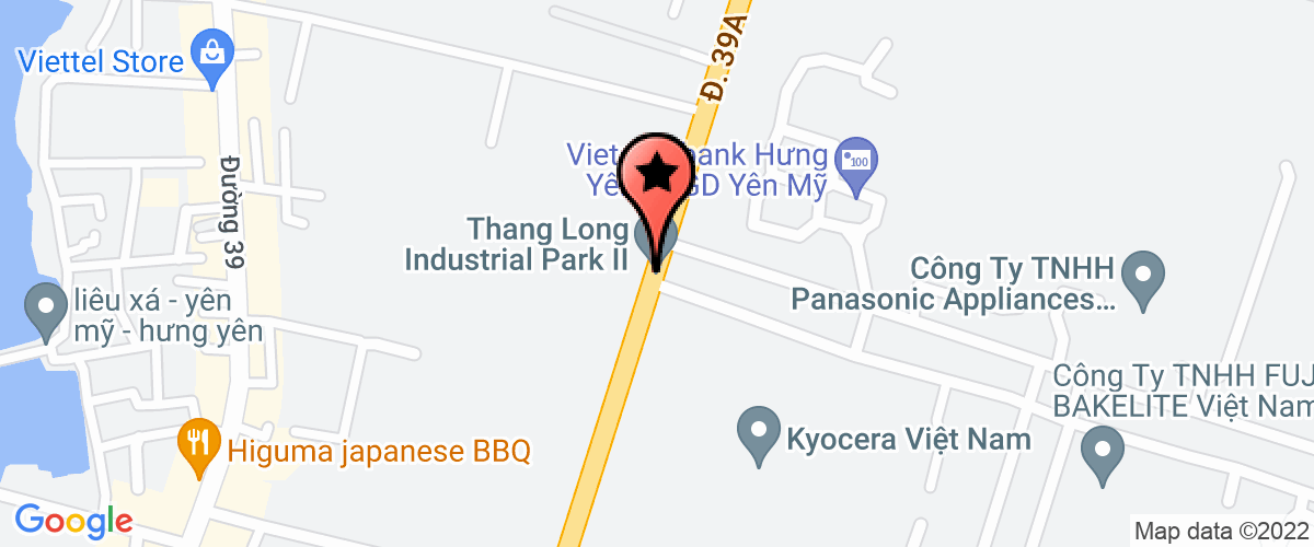 Bản đồ đến Công ty TNHH Denyo Việt Nam