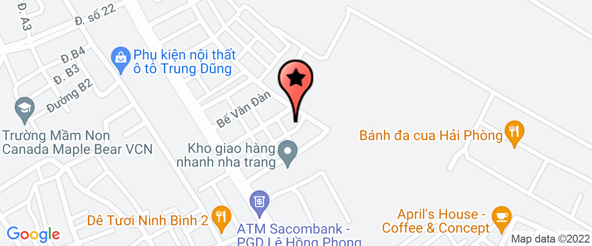 Map go to Nvt Nha Trang Joint Stock Company