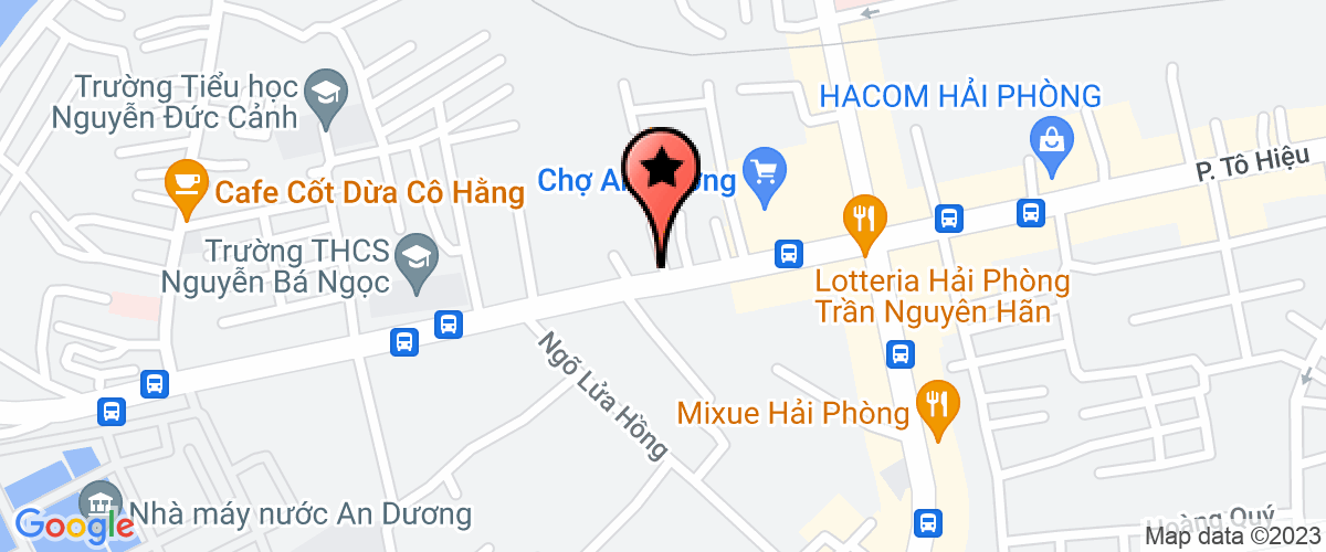 Map go to dau tu va thuong mai Hoang Khanh Company Limited