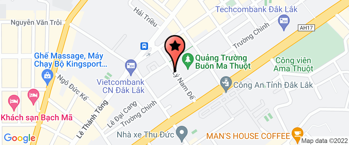 Map go to Toa an nhan dan thanh pho Buon Ma Thuot