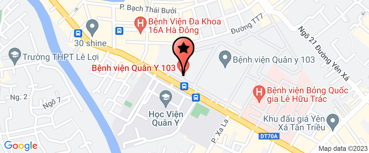 Map go to co phan duoc pham An Bao Company