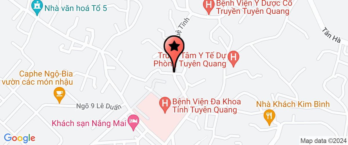 Map go to trach nhiem huu han Tien Dung Company