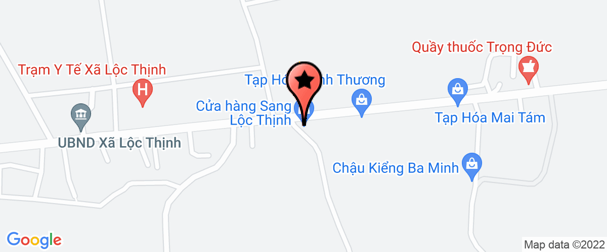 Map go to UBND Xa Loc Thinh