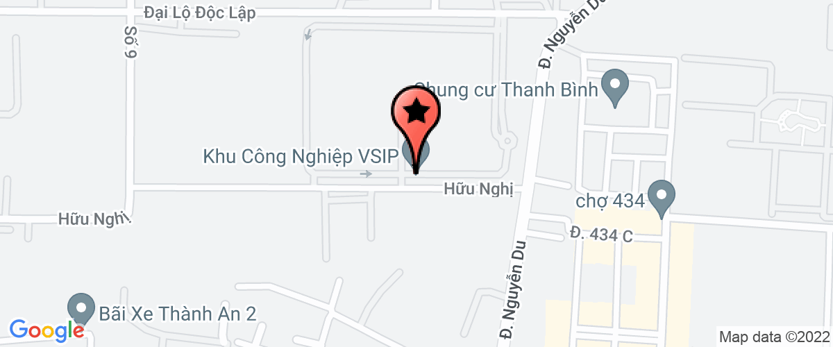 Bản đồ đến Công Ty TNHH Công Nghiệp Thực Phẩm Liwayway Sài Gòn
