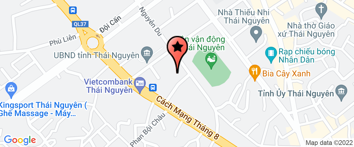 Bản đồ đến Phòng nội vụ TP Thái Nguyên