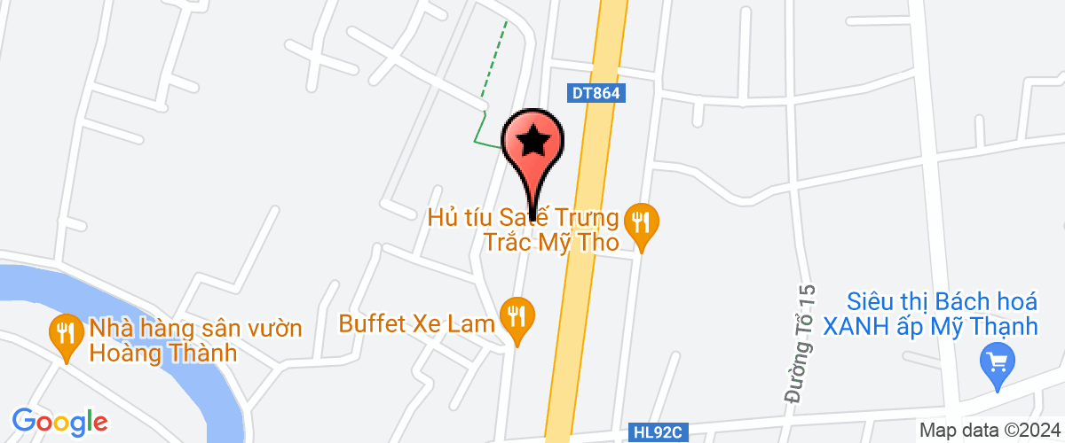 Map go to Ngoc Chau Thao Private Enterprise