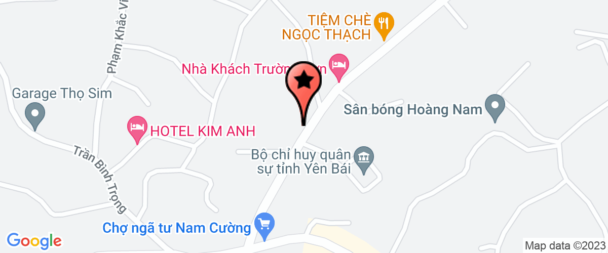 Map go to Nha Sach Yen Bai Company Limited
