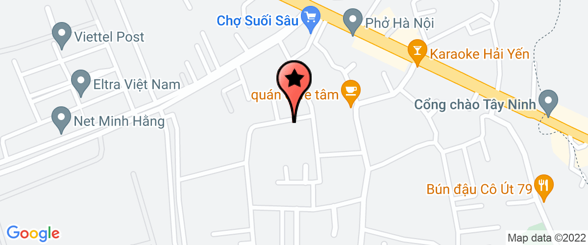 Map go to Branch of Sao Bang Tim Private Enterprise