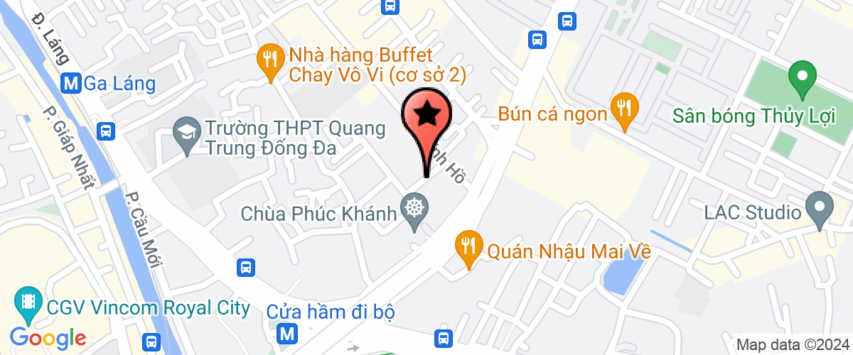 Map go to Tam Duc 108 Health Service Joint Stock Company