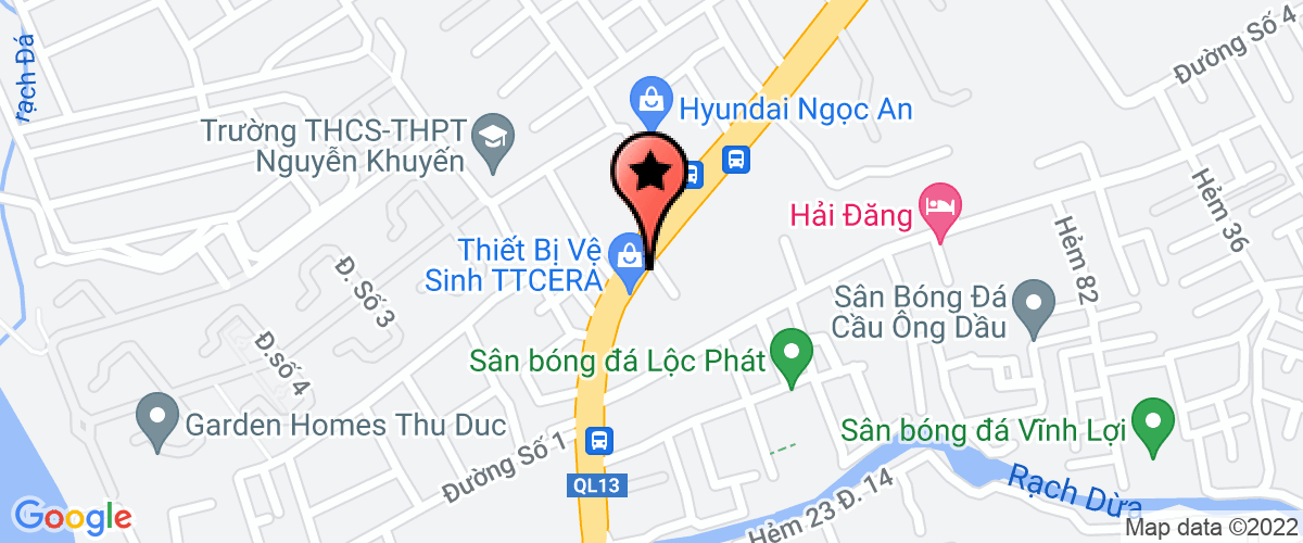 Map go to Sai Gon Phuong Nam Navigation Joint Stock Company