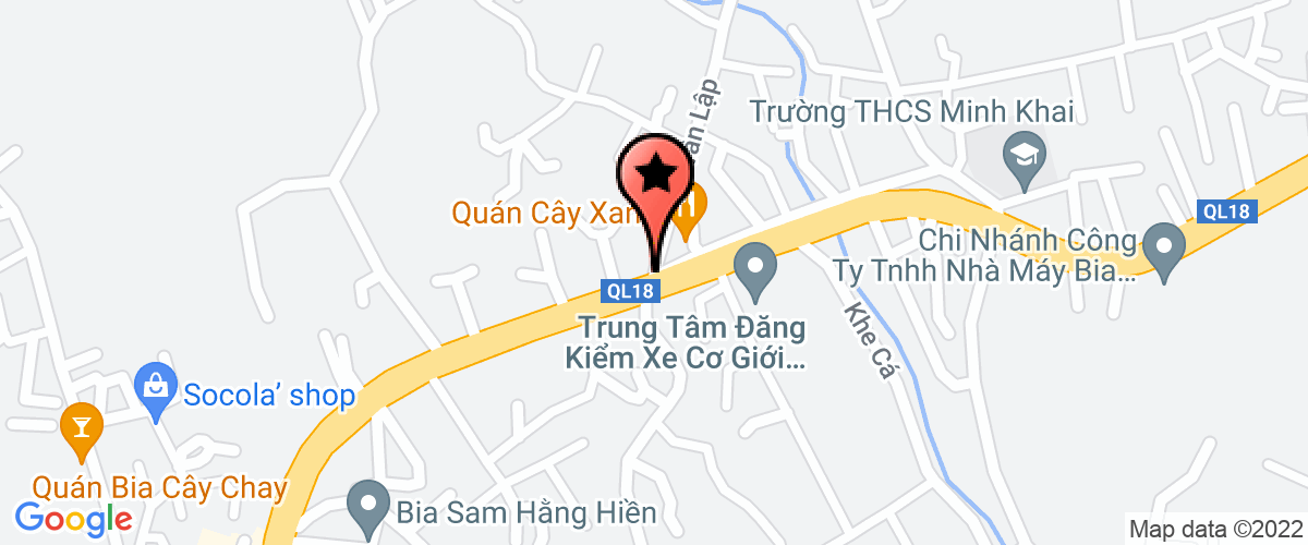 Bản đồ đến Công Ty TNHH MTV Hà Thành