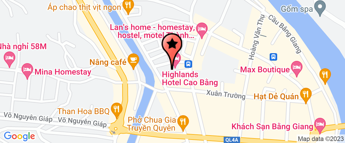 Map go to mot thanh vien thuong mai dich vu Hoang My Company Limited