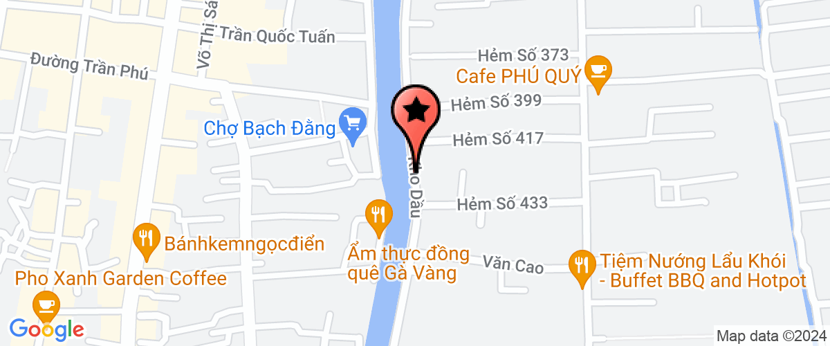 Map go to Hoang Thinh General Business Investment Company Limited