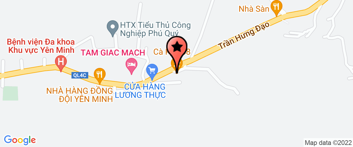Map go to Ban quan ly rung phong ho Yen Minh
