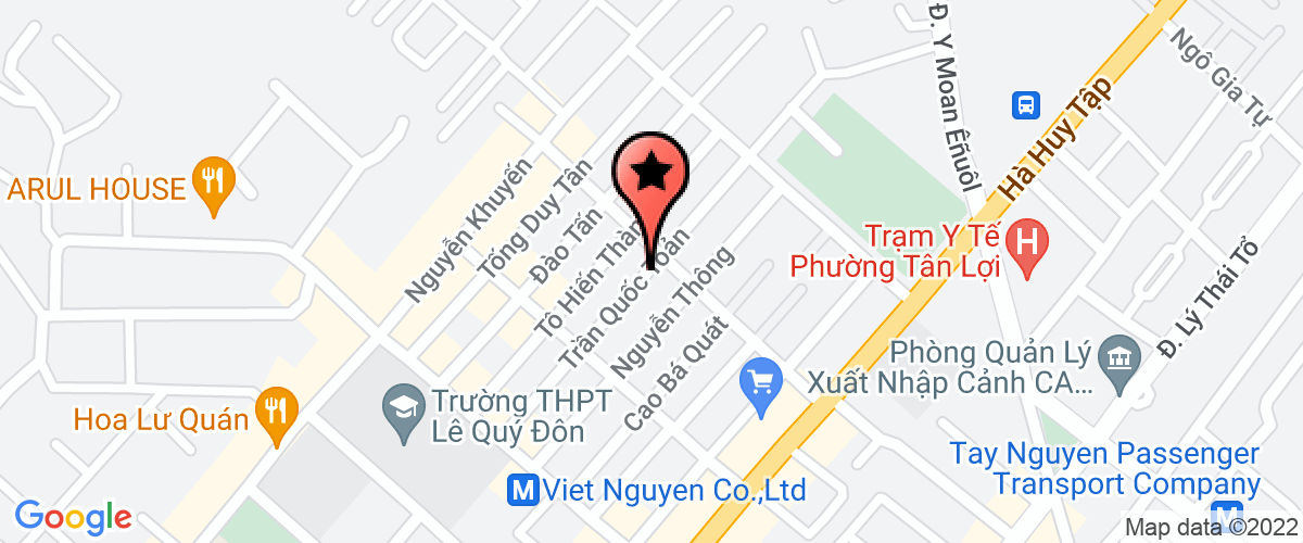 Map go to mot thanh vien Oto Thanh Vinh Company Limited
