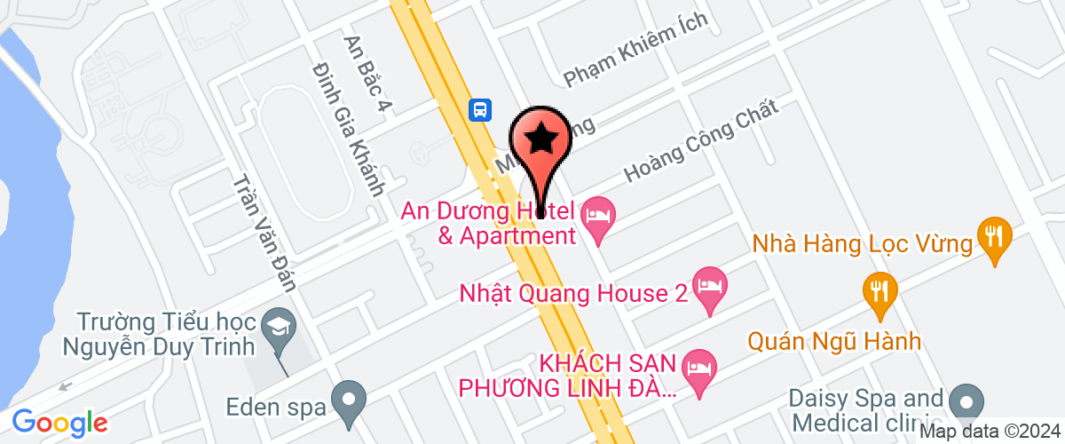 Map go to Trung Thinh Company Limited