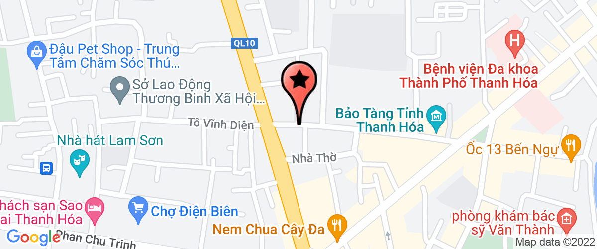 Bản đồ đến Công ty cổ phần khoáng sản Sông Đà Thanh Hoá