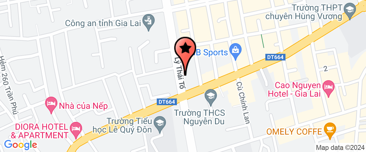 Map go to Son Thanh Joint Stock Company