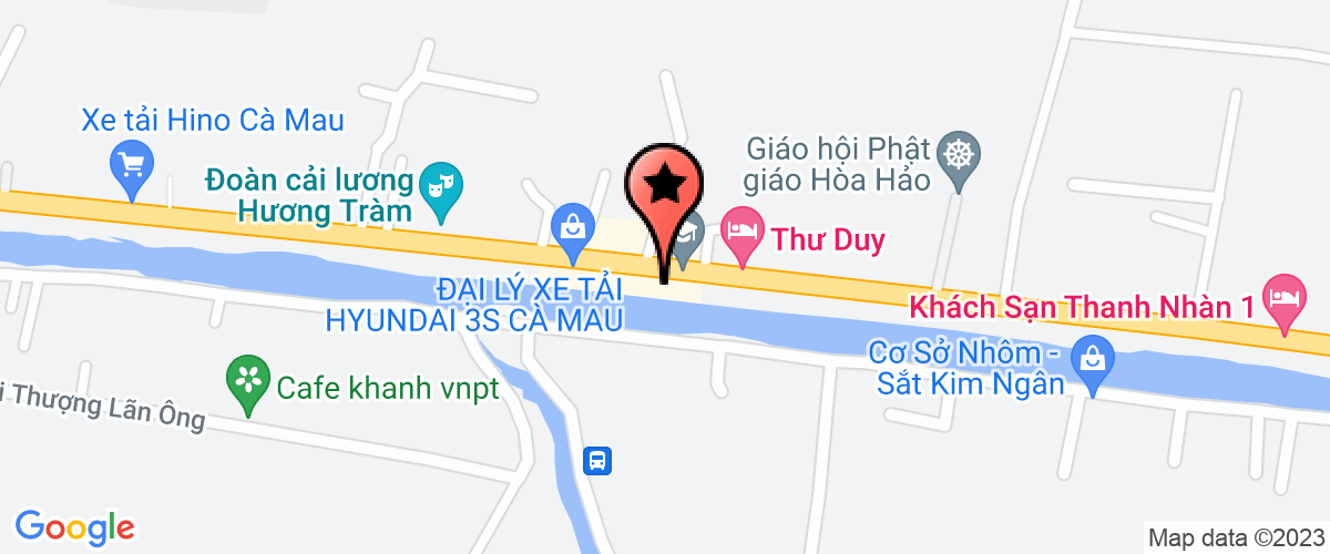 Map go to Thanh Phat Ca Mau Private Enterprise