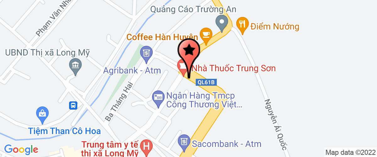 Map go to DV Thien Phuc General Trading- Production Company Limited