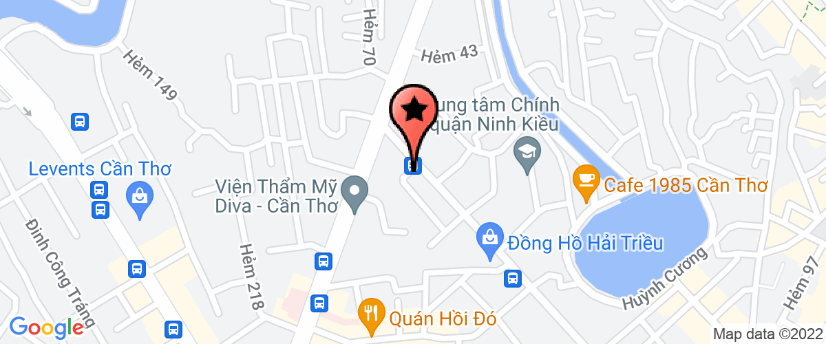 Map go to Dung Nam Chau Trading Production Private Enterprise