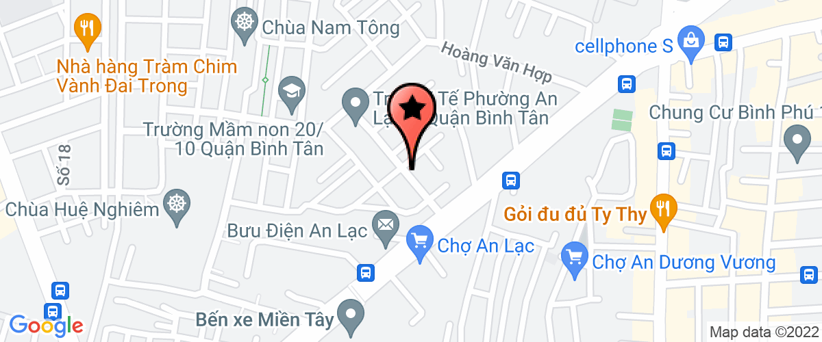 Map go to Thien Bao Trading Technology Company Limited