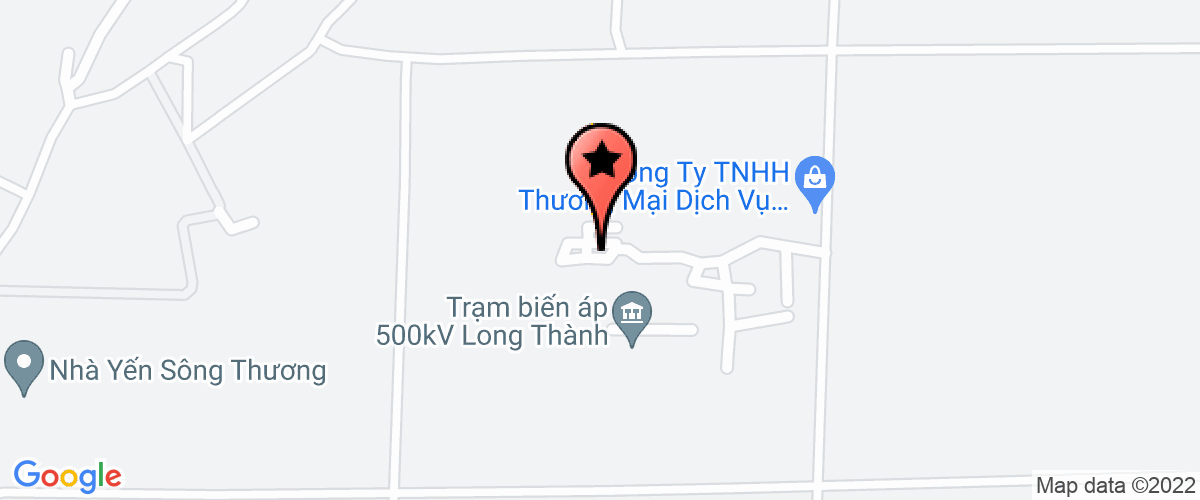 Map go to CP XNK Long Thanh Steel Company