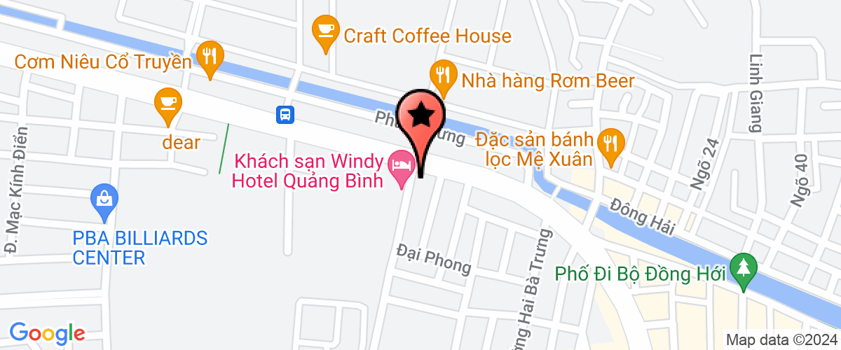 Map go to Hop Thien Travel Service Company Limited