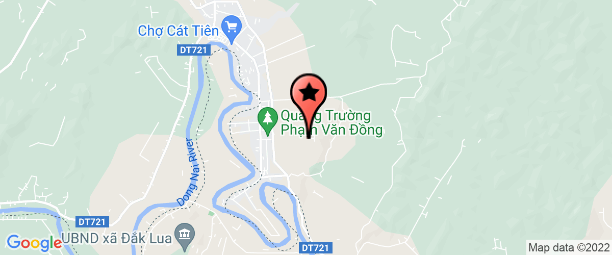 Map go to Lien Doan  Cat Tien District Labor