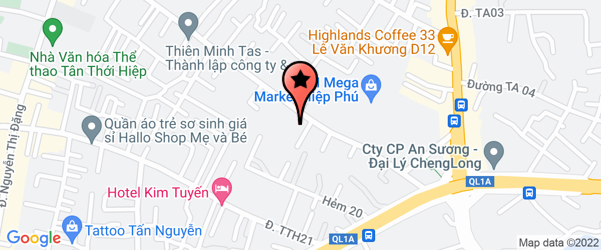 Map go to Gia Man Company Limited