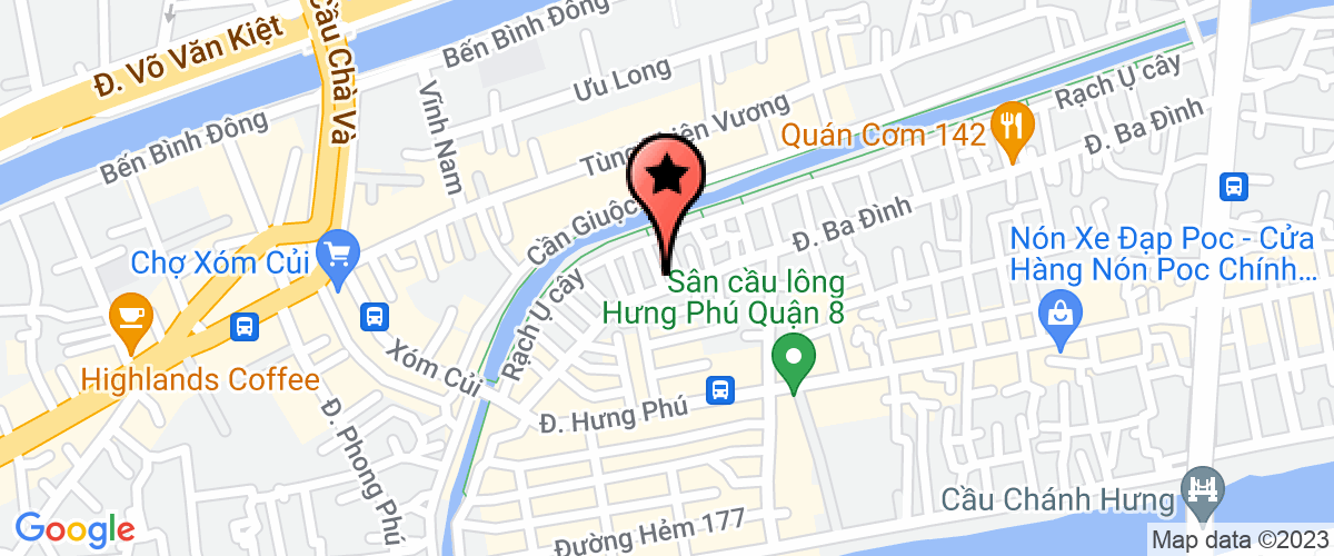Map go to Thu Hang Export Service Company Limited