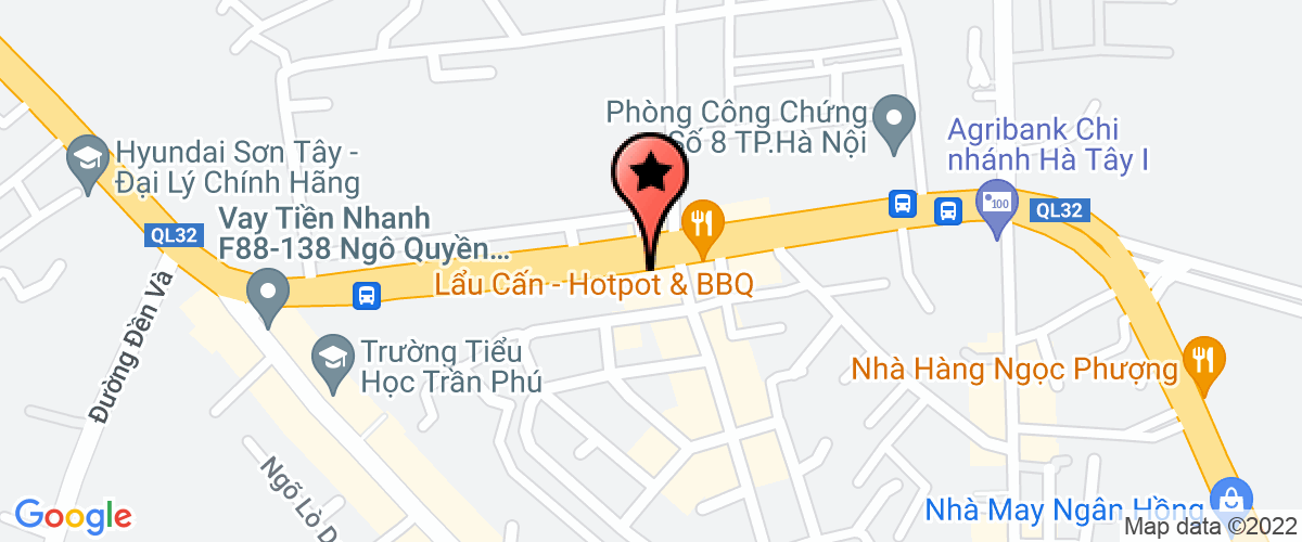 Map go to Ha Noi Mechanical Engineering and Rubber Company Limited
