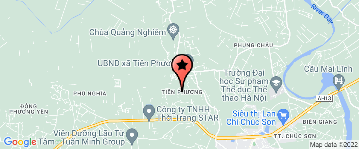 Map go to Tien Phuong Secondary School
