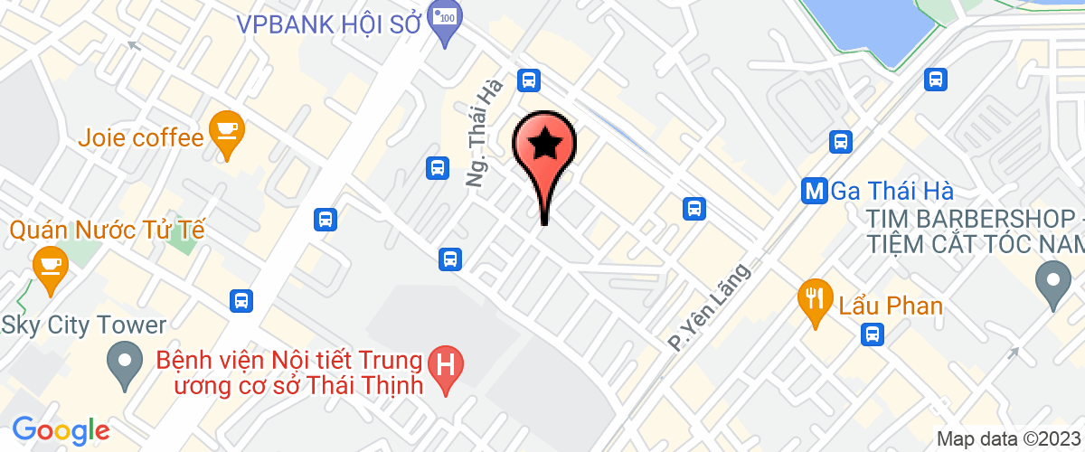 Map go to Duy Hung Sport Company Limited